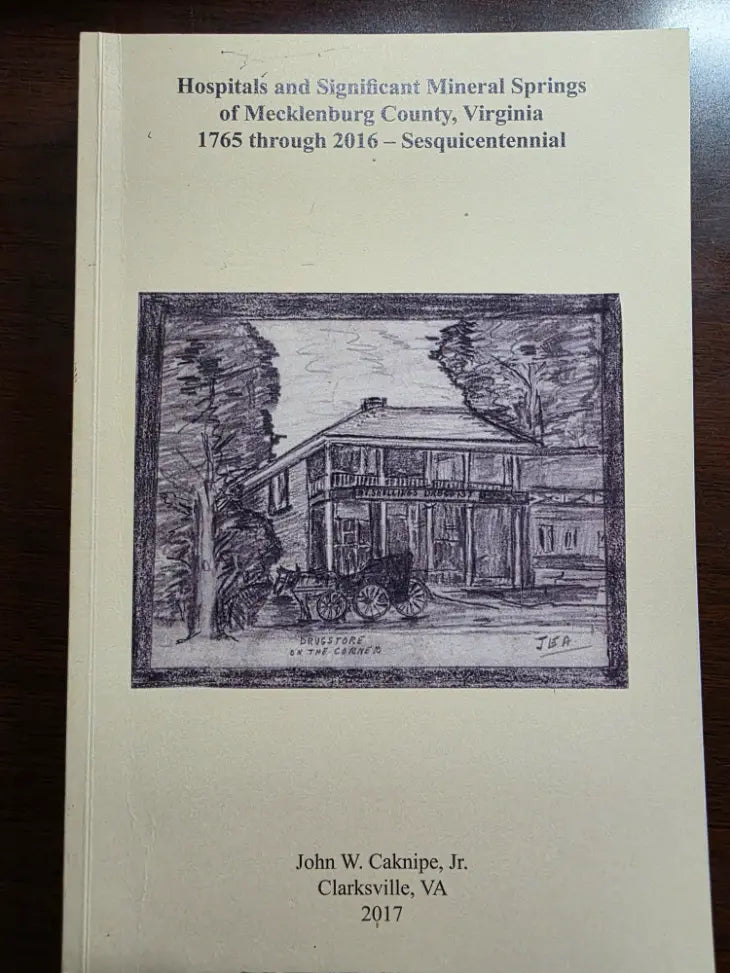 Book-Hospitals & Significant Mineral Springs of Meck. County